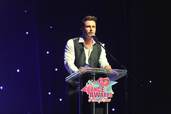 Eric Martsolf presenting the Best Jazz Performance of 2013